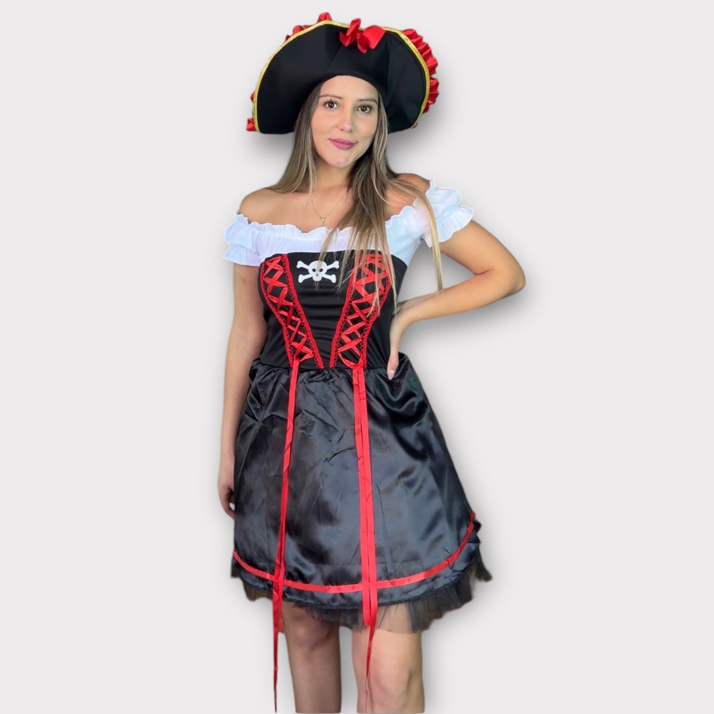 Disfraz pirata mujer