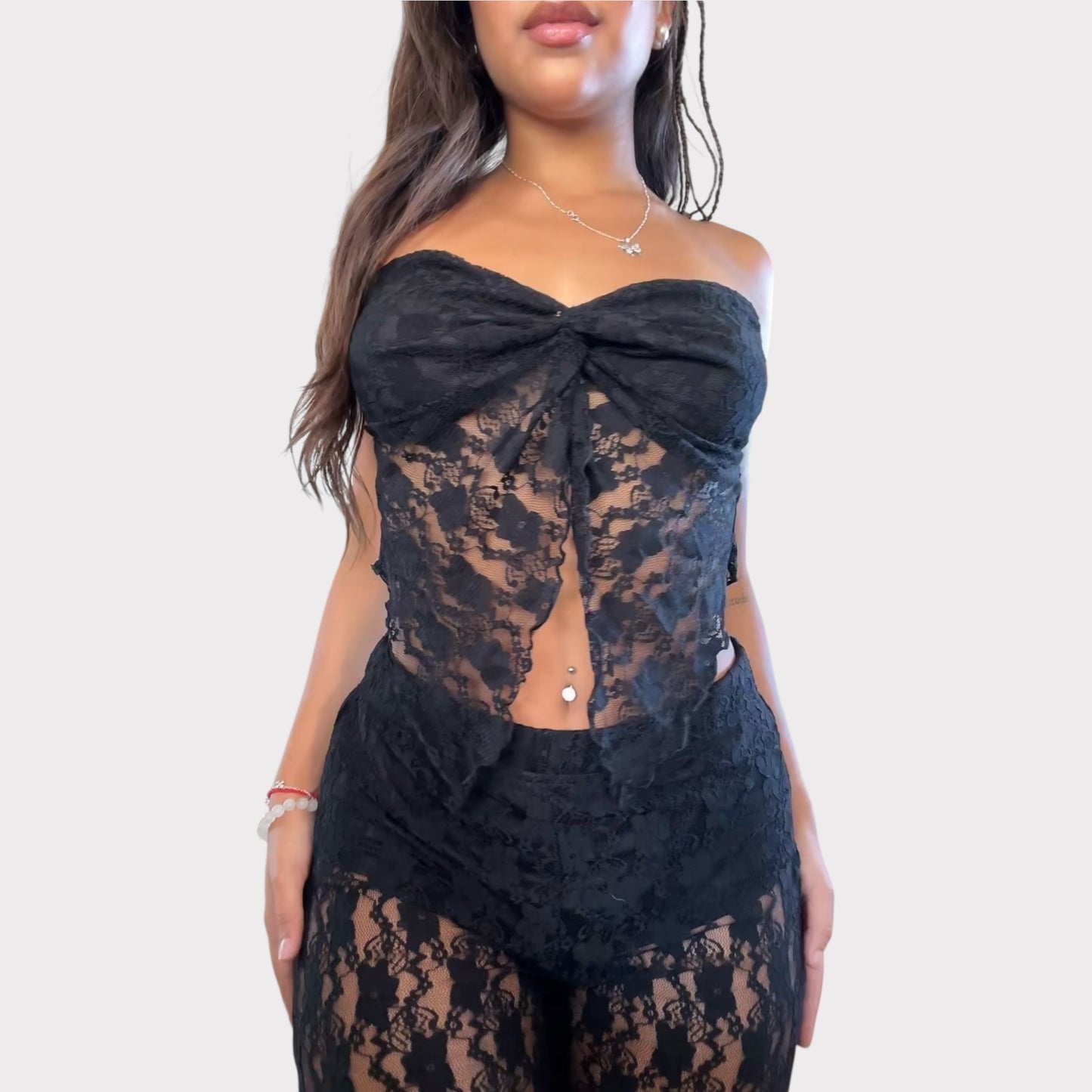 Top encaje