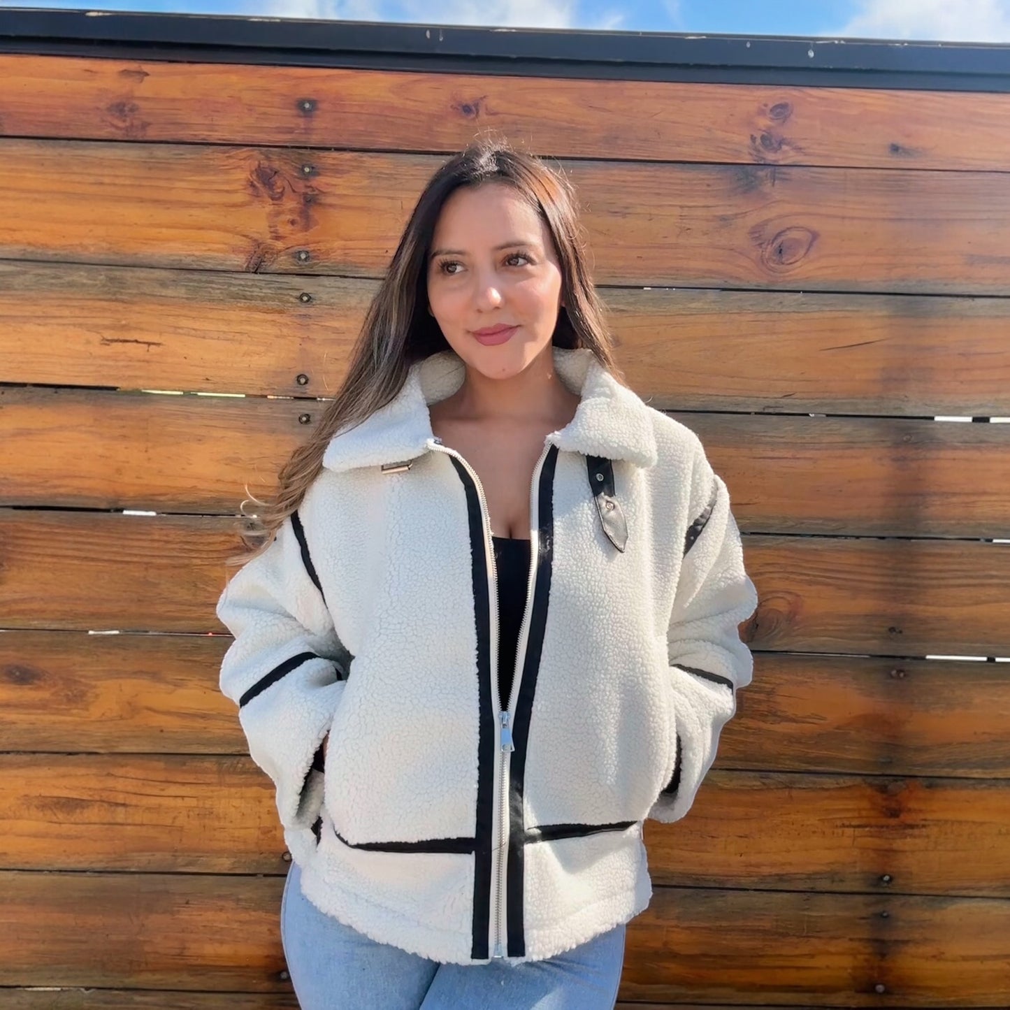 Chaqueta teddy chiporro