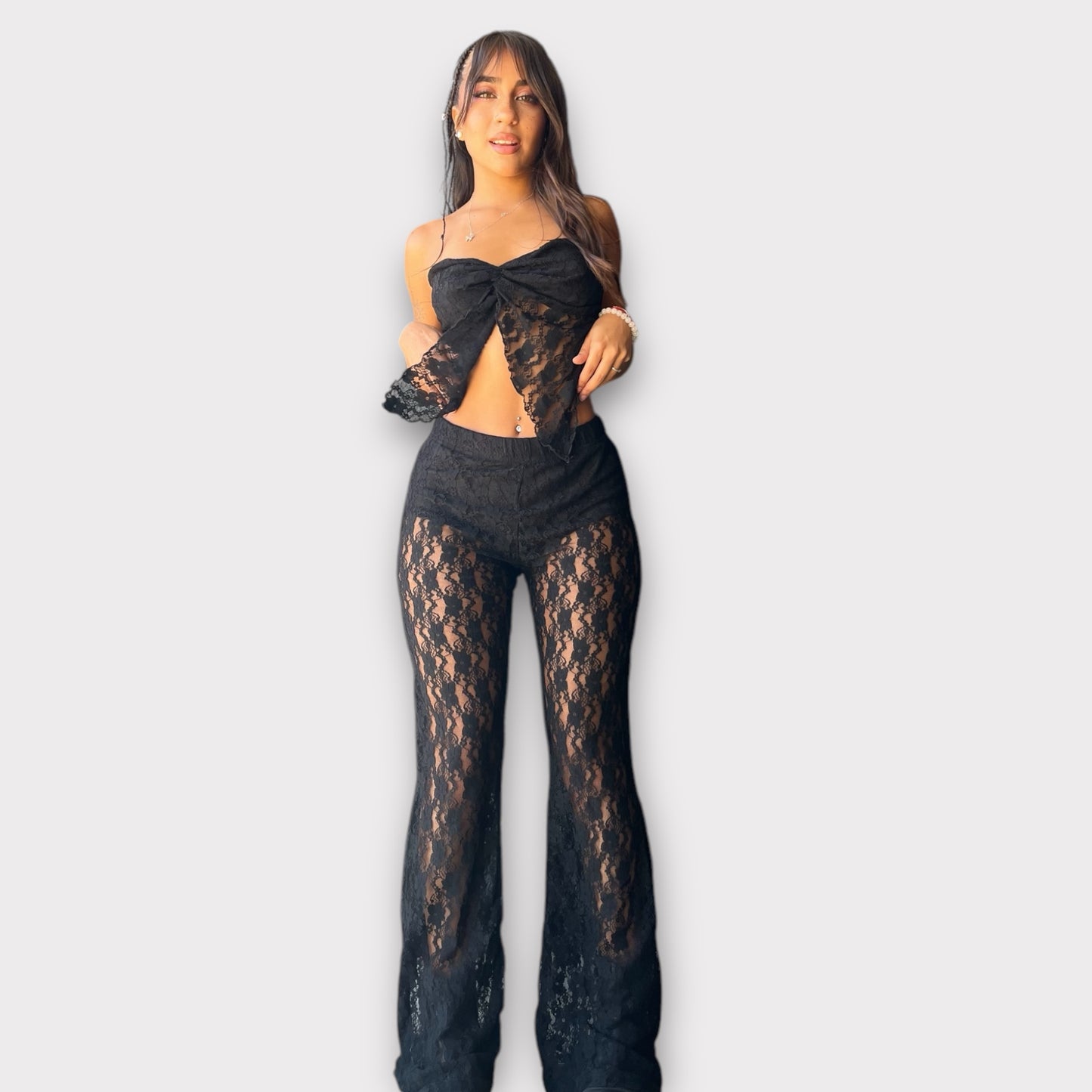 Pantalón encaje