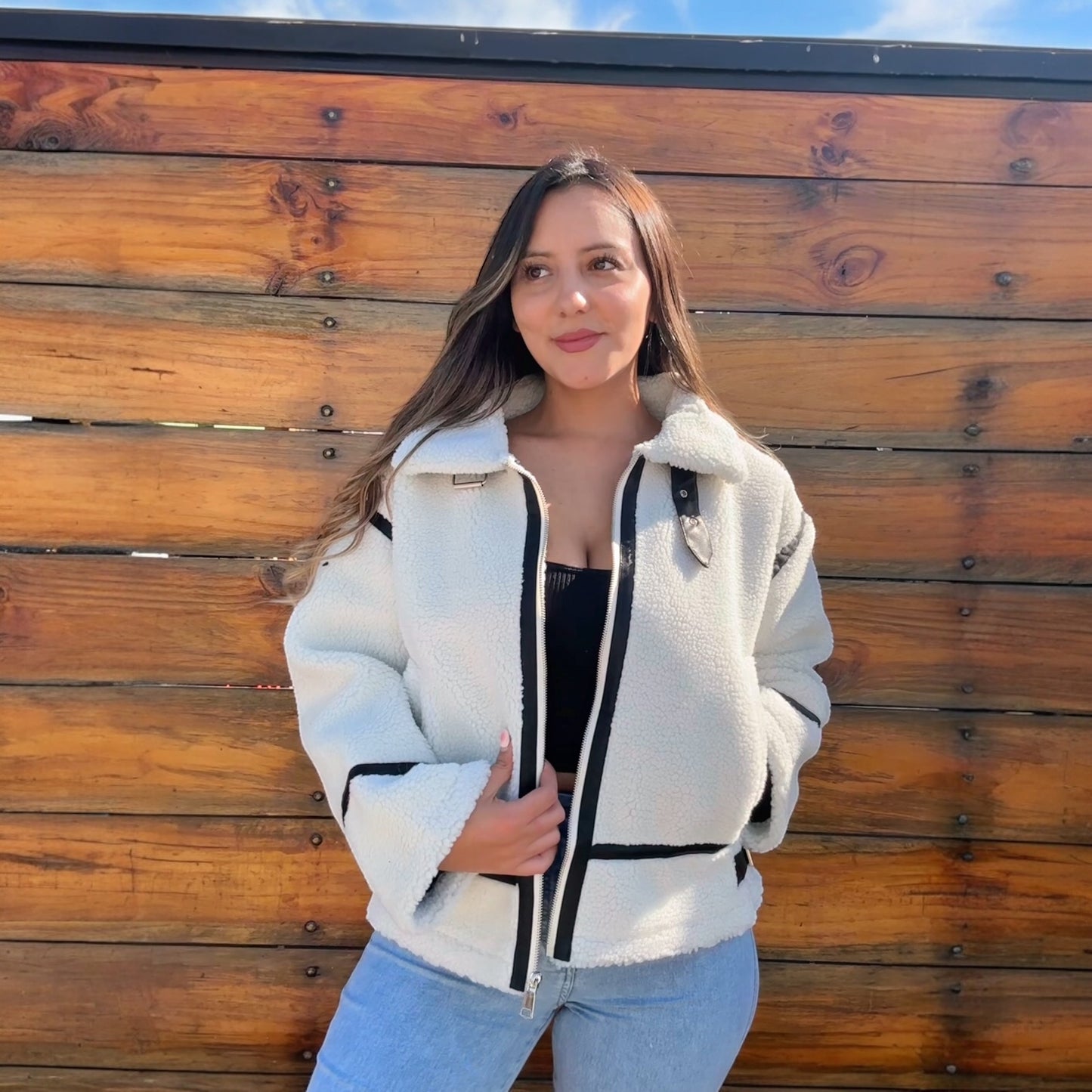 Chaqueta teddy chiporro