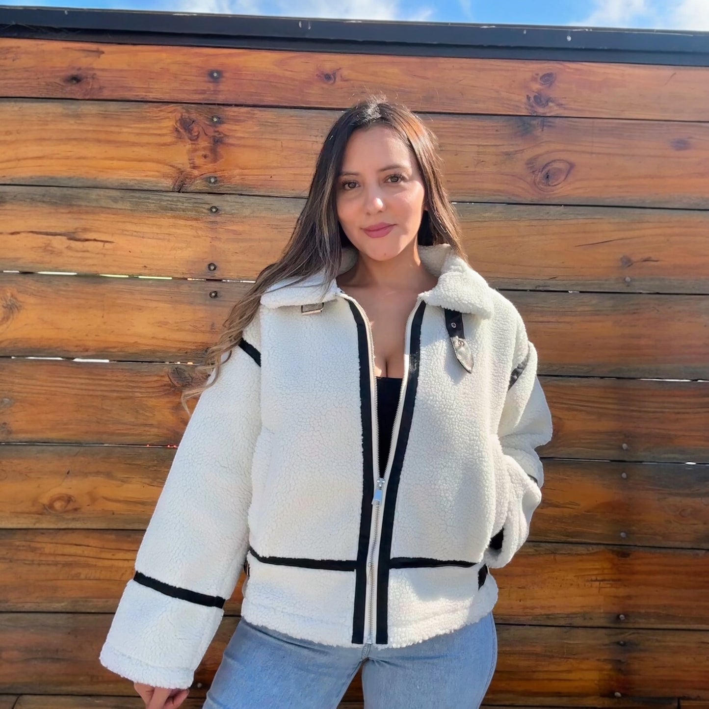 Chaqueta teddy chiporro