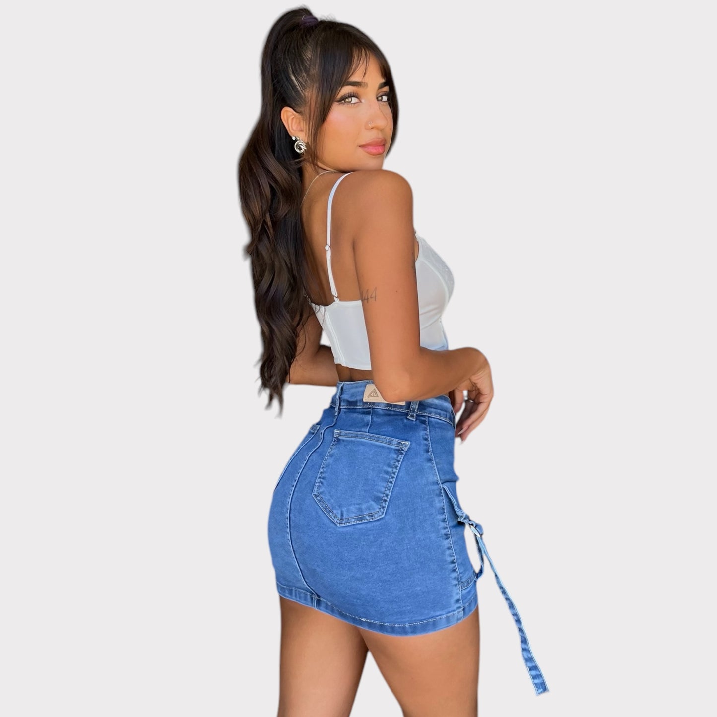 Falda shorts cargo