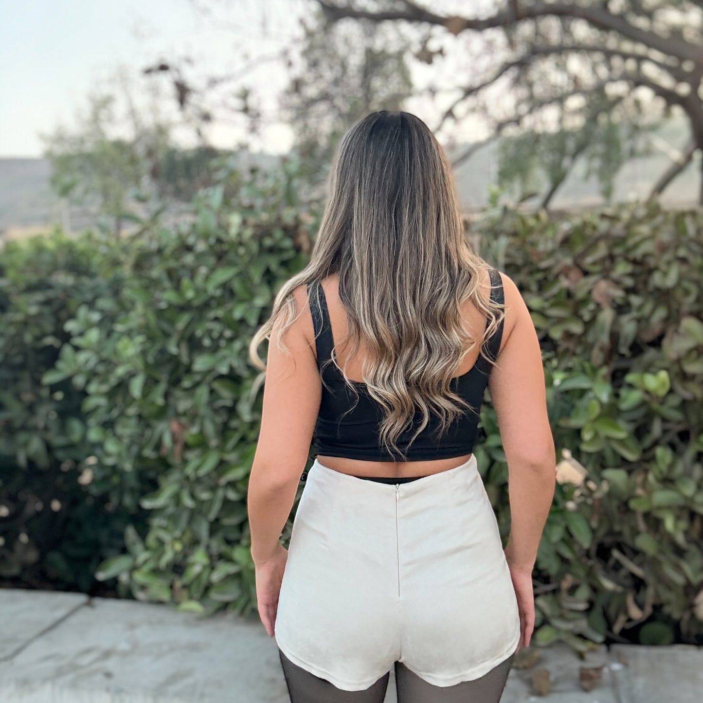 Falda shorts gamuza