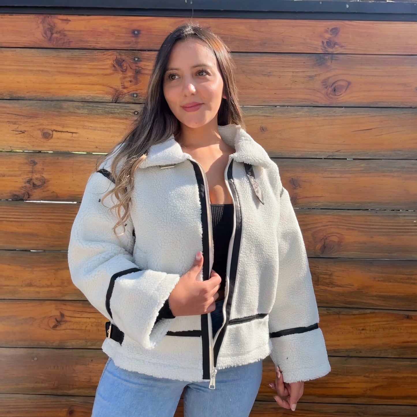 Chaqueta teddy chiporro