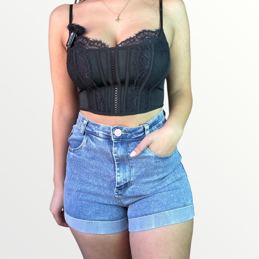 Shorts Caicó celeste