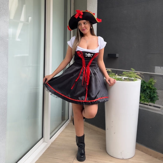 Disfraz pirata mujer