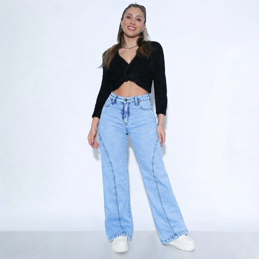 Boyfriend elasticado dobleV