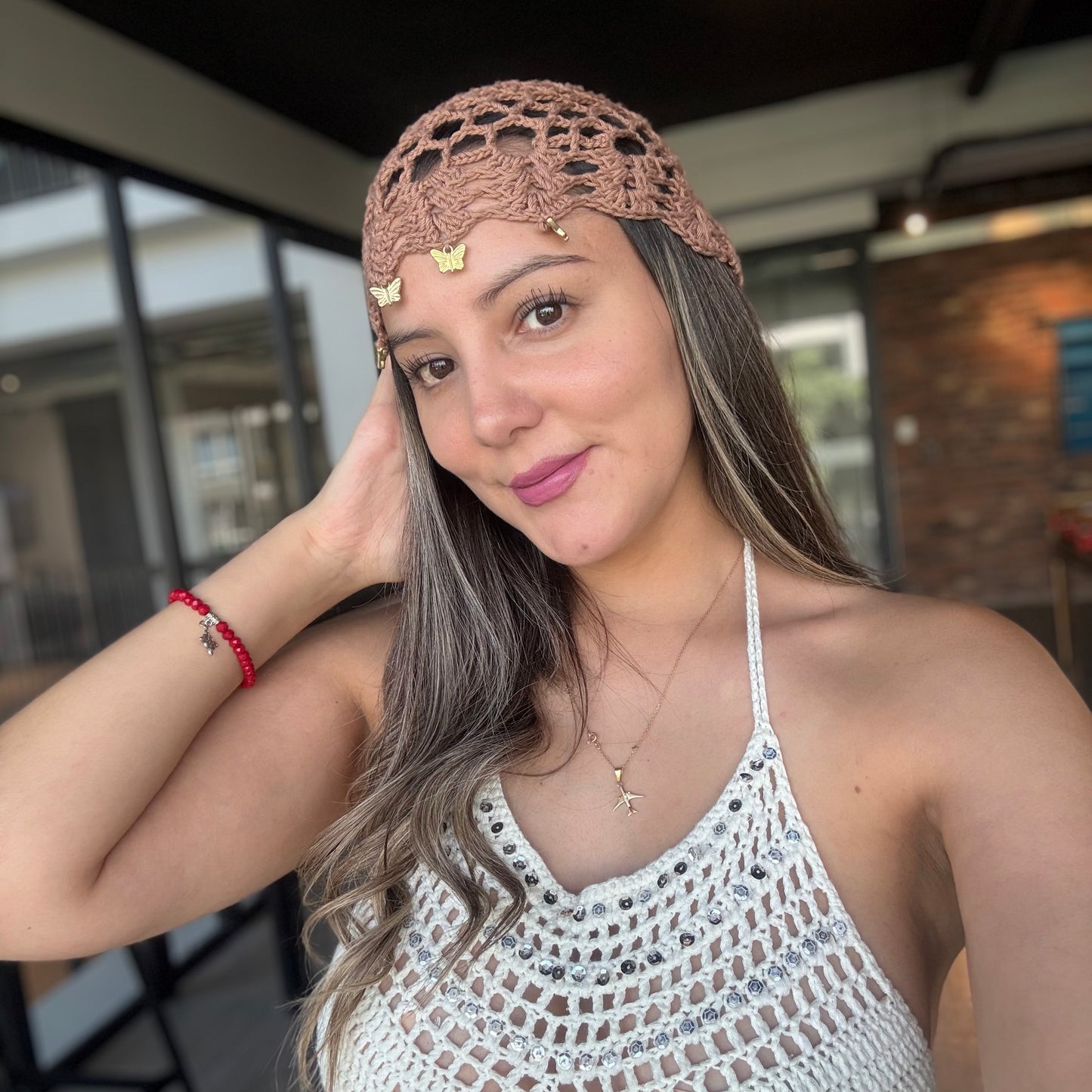 Casquette crochet
