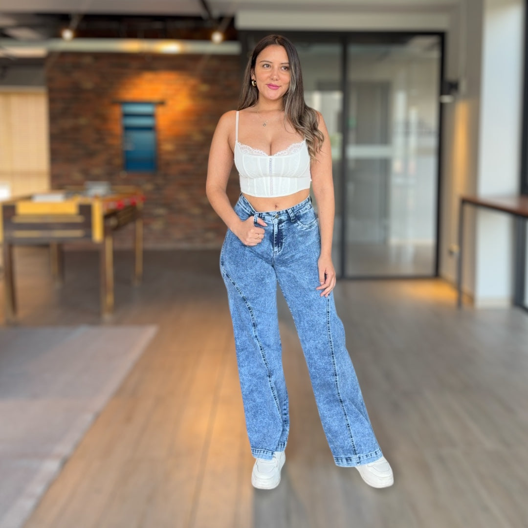 Boyfriend elasticado dobleV