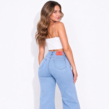 Wide Leg Baby Blue