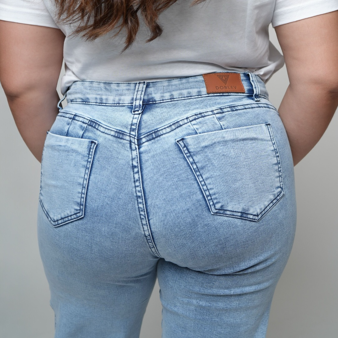 Boyfriend elasticado dobleV