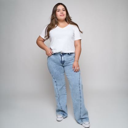 Boyfriend elasticado dobleV