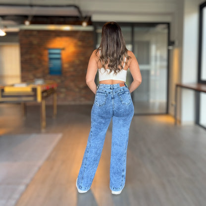 Boyfriend elasticado dobleV