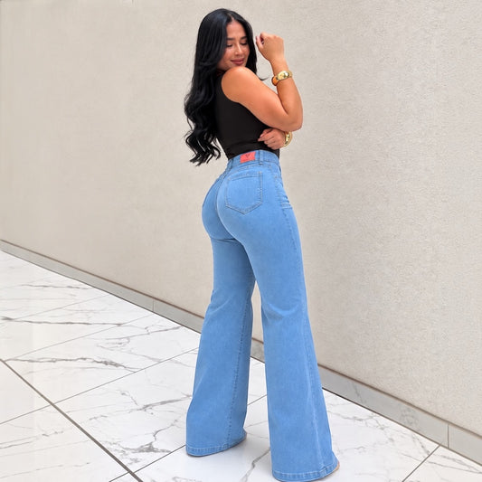 Wide Leg Baby Blue
