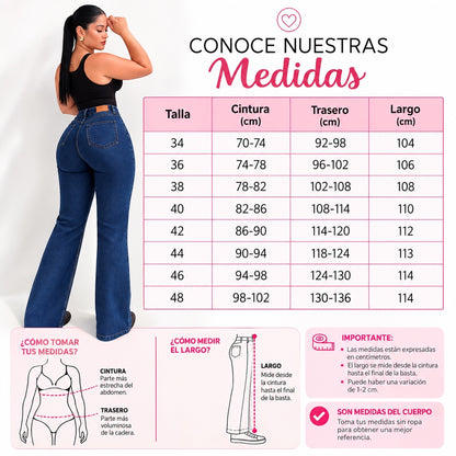 Jeans Mía Recto Push up