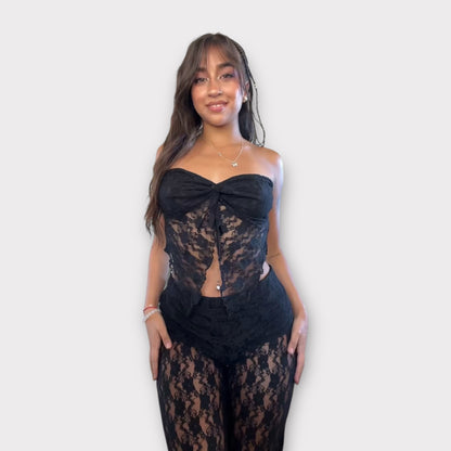 Top  encaje