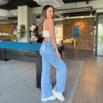 Boyfriend elasticado dobleV