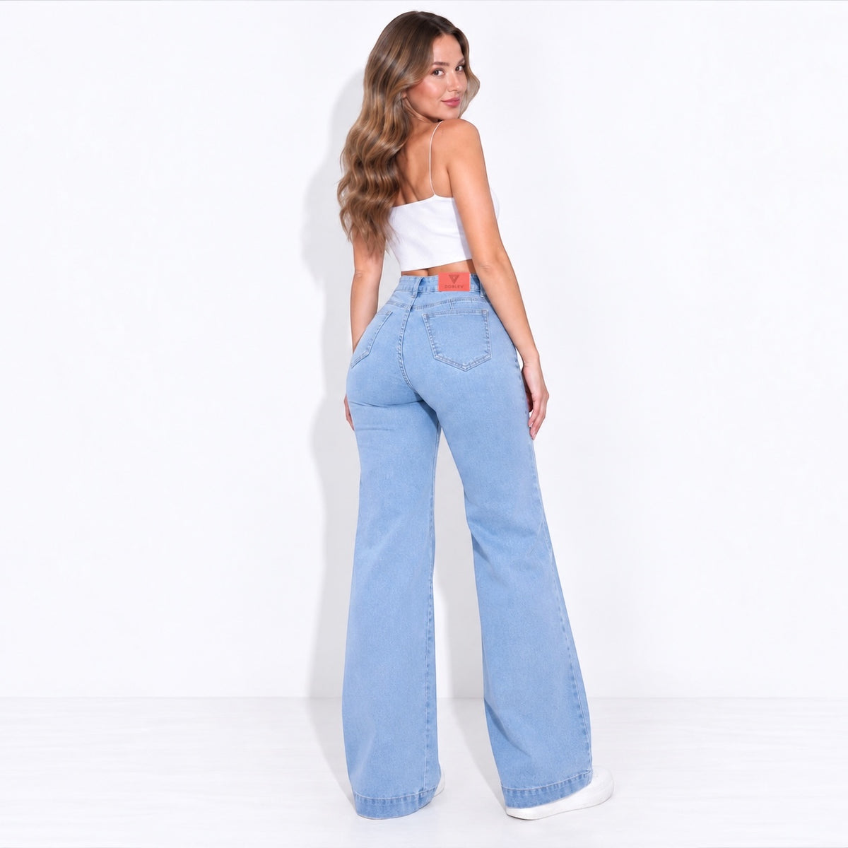 Wide Leg Baby Blue