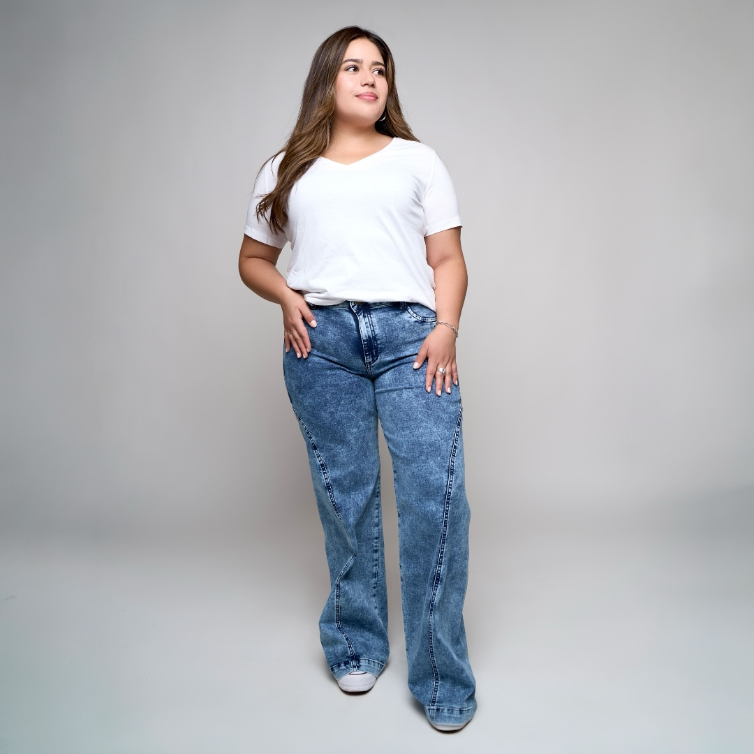 Boyfriend elasticado dobleV