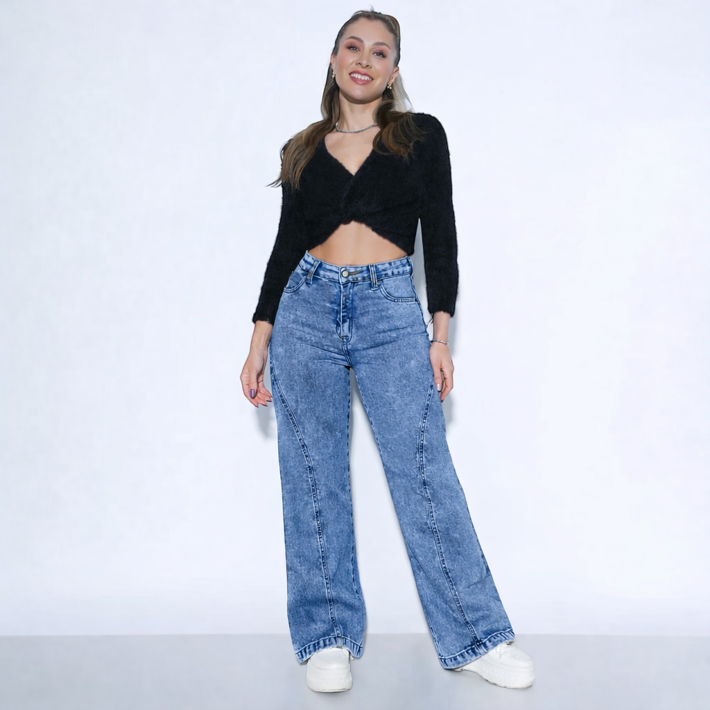 Boyfriend elasticado dobleV