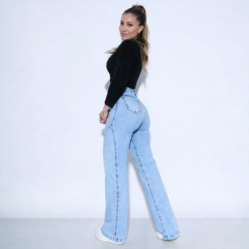 Boyfriend elasticado dobleV