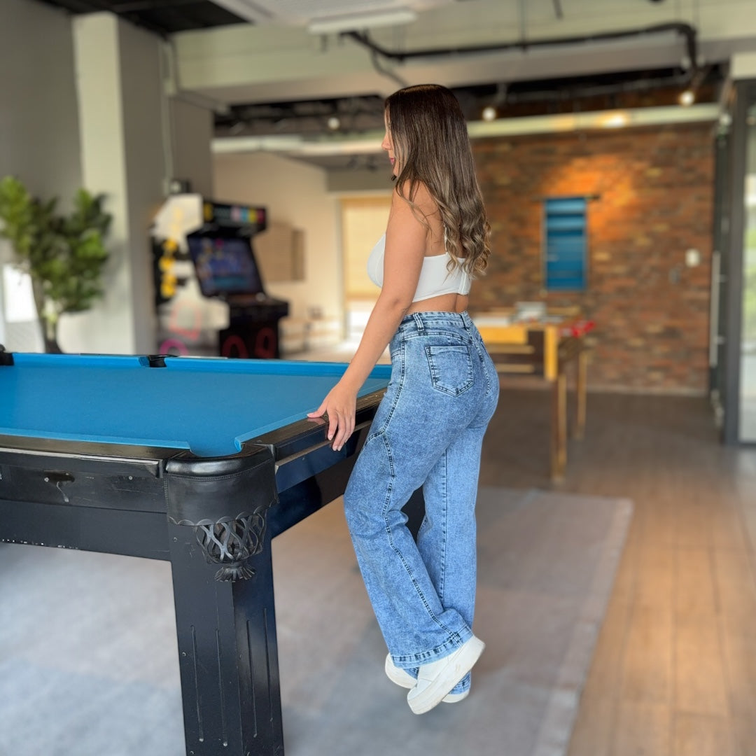 Boyfriend elasticado dobleV