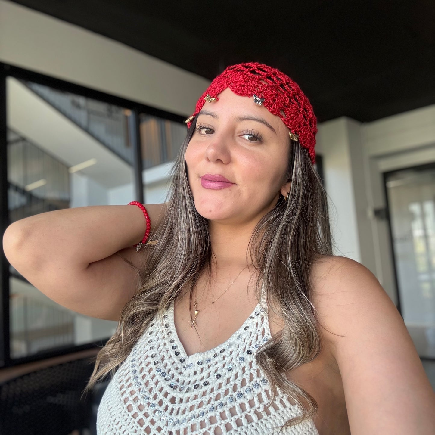 Casquette crochet
