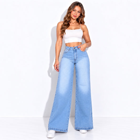 Wide Leg Blue Angel