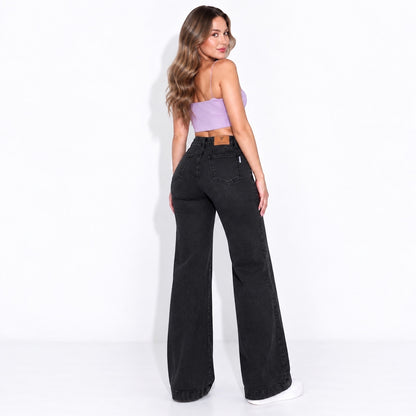 Wide Leg Luna Negro