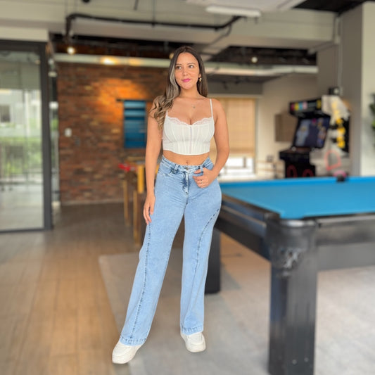 Boyfriend elasticado dobleV