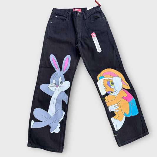 Jeans intervenidos lola bunny